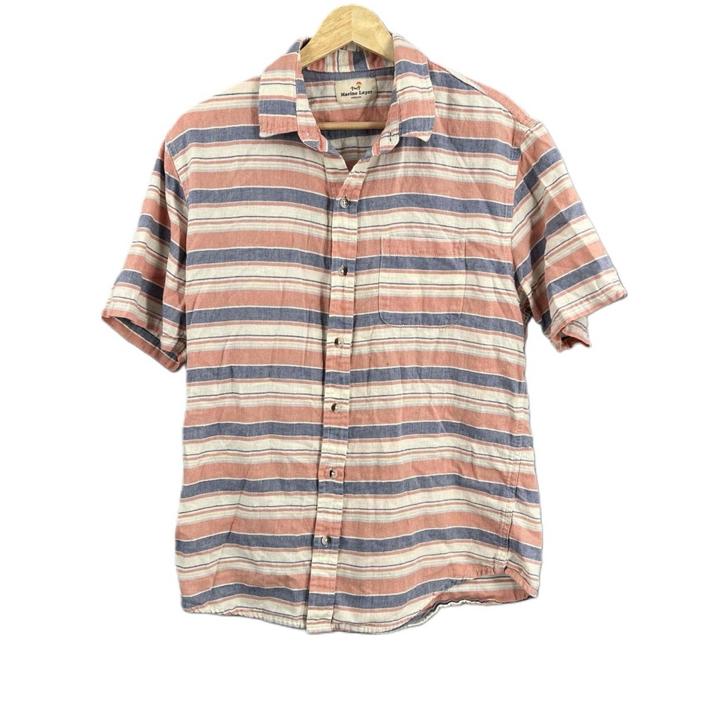 Marine layer short sleeve button down